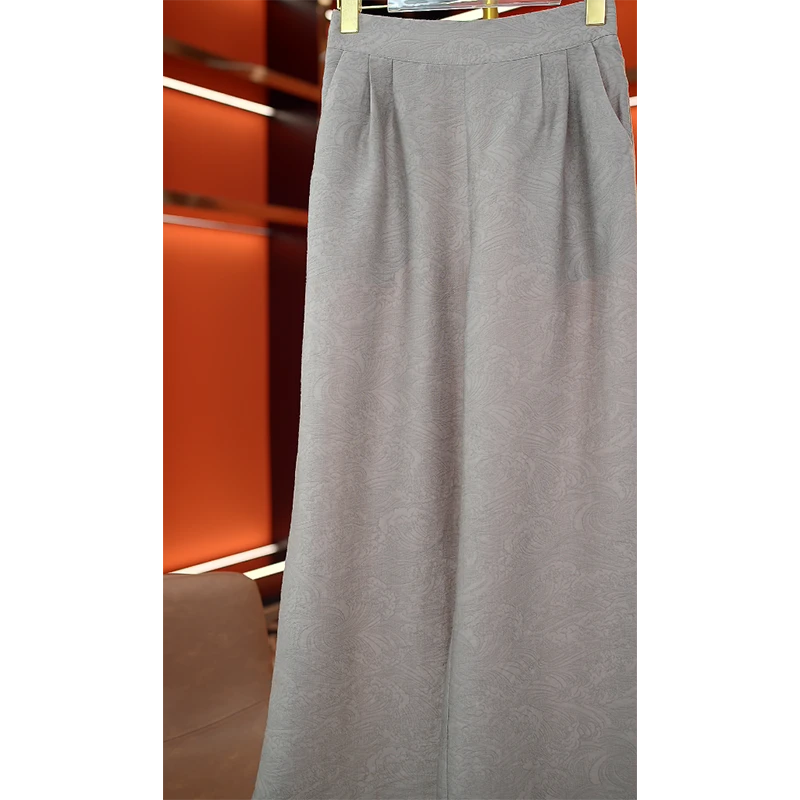 复古时尚女装裤2025夏季新款新中式宽松休闲百搭长裤