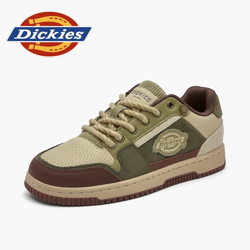 Dickies2025新款男鞋百搭透气板鞋低帮鞋潮流男士时尚休闲潮鞋子