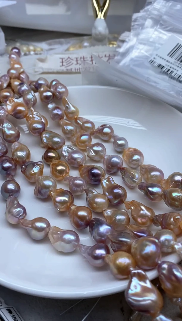 淡水珍珠未镶嵌颈饰巴洛克 多样性发货，发1条