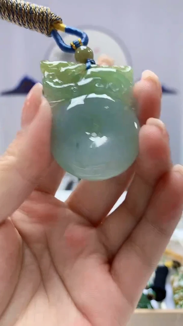 【闪购商品】定制翡翠未镶嵌5028ms-毛货65扣子