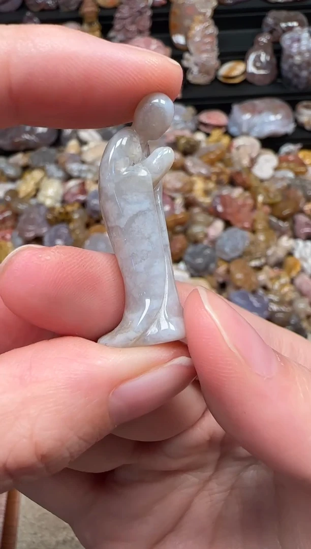 颈饰未镶嵌硅化珊瑚（珊瑚玉）845