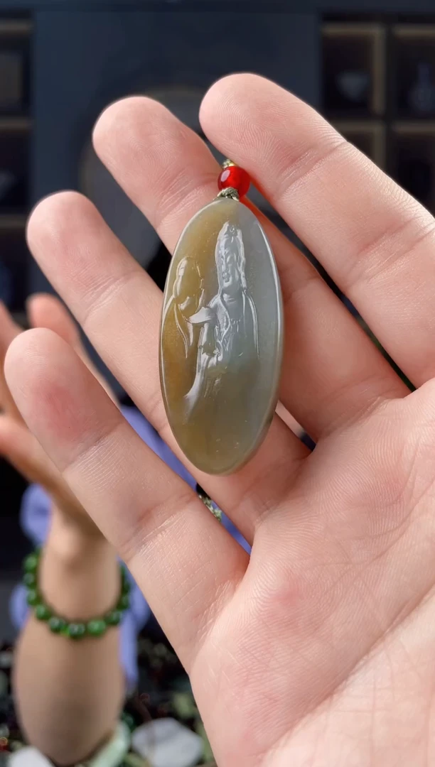 颈饰未镶嵌和田玉拍一发一，多样性发货