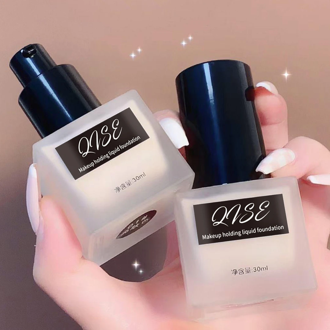 粉底液方瓶遮瑕持妆服帖定妆女混干油皮平价持色推荐自然色学生党