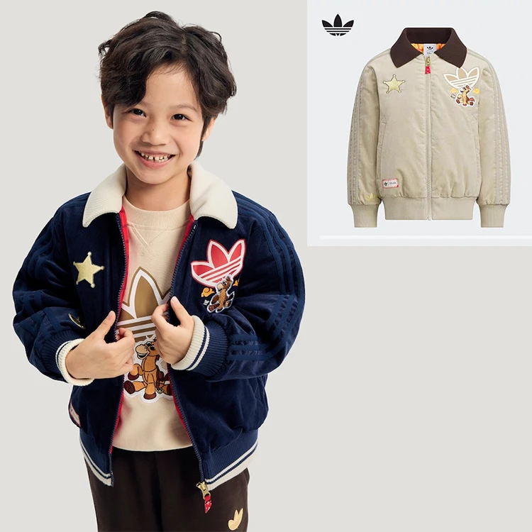 adidas阿迪达斯儿童迪士尼玩具总动员联名夹克外套KS3169、KS3170