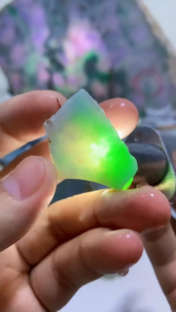 裸石翡翠0蒙0翡翠珠宝395