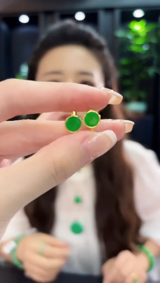 未镶嵌翡翠耳饰缅料A货/多样性发货/一件