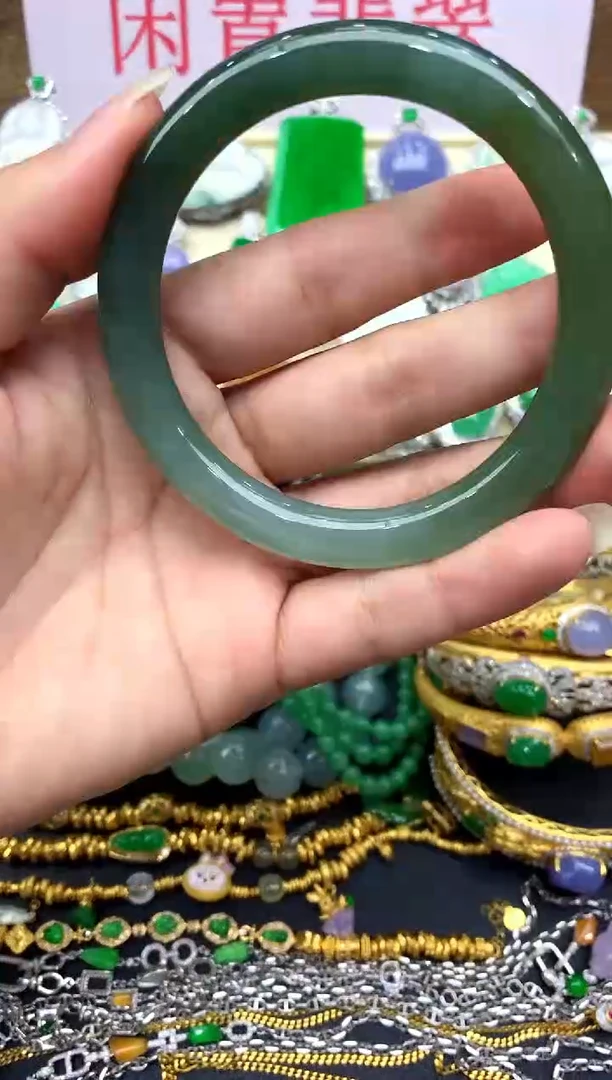 未镶嵌手镯翡翠586-中国好珍宝