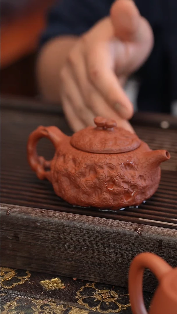 茶壶紫砂原矿手工制作180cc