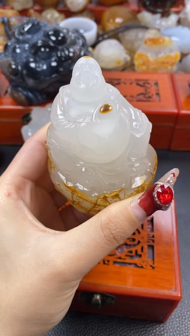 【闪购商品】玛瑙/玉髓摆件未镶嵌00