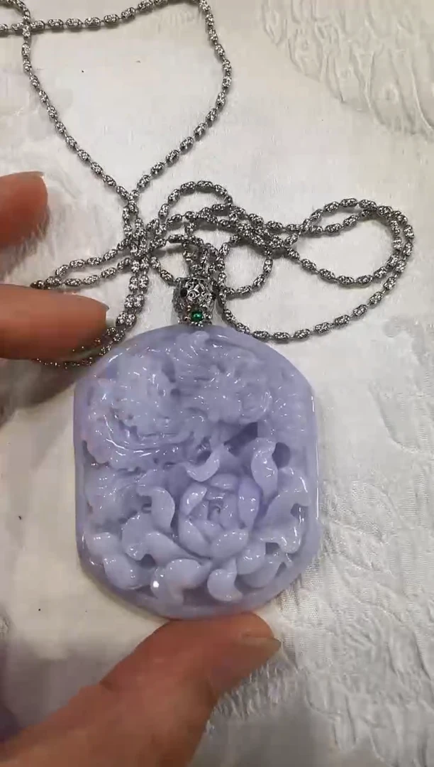 颈饰未镶嵌翡翠国风