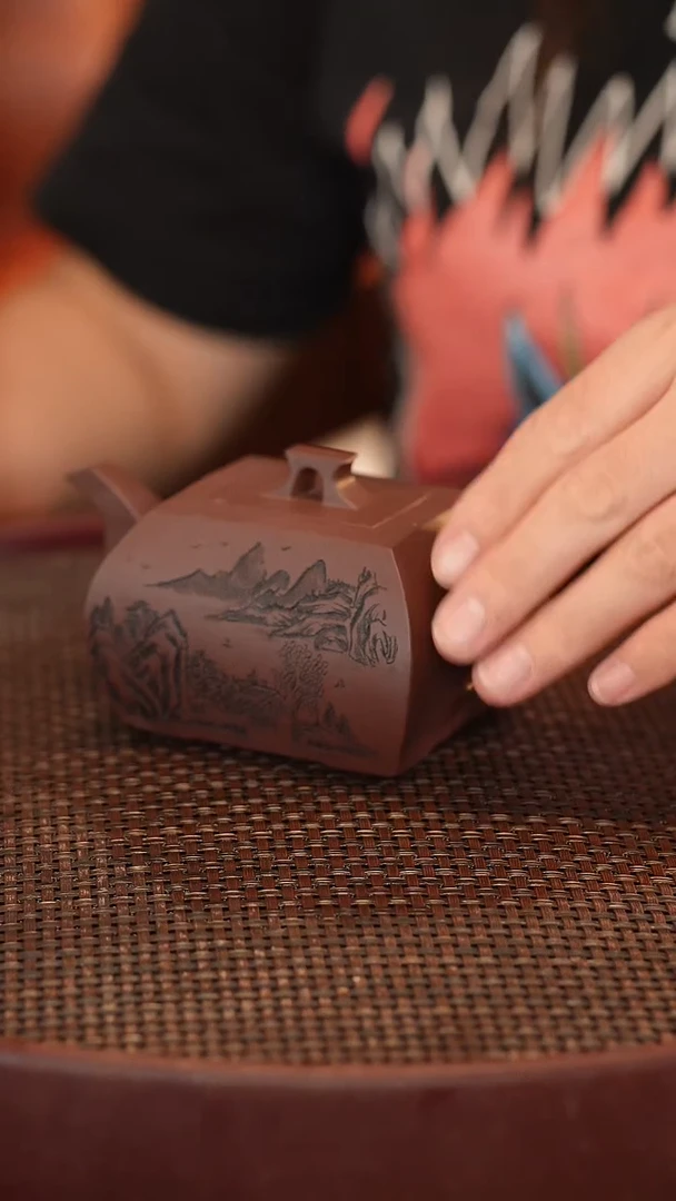 茶壶紫砂原矿手工制作