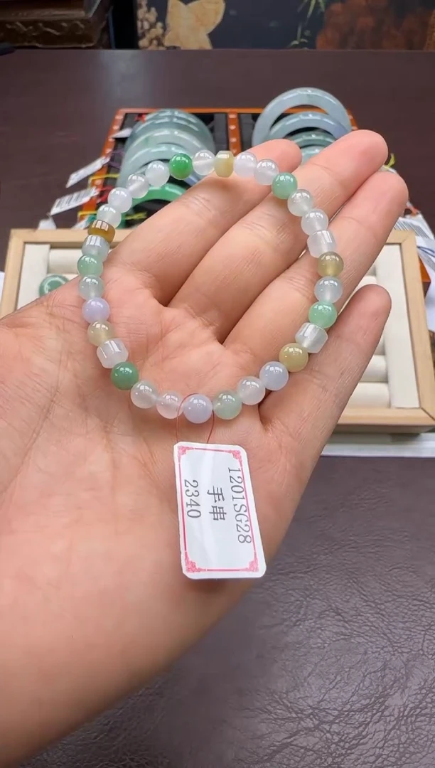 未镶嵌手链翡翠1201SG28