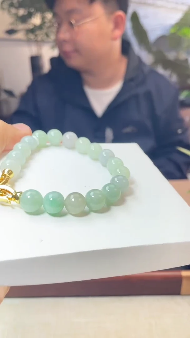 未镶嵌手链翡翠手串
