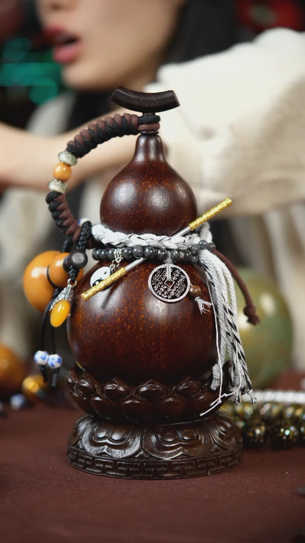 【闪购商品】642号500ml左右的非遗漆器酒葫芦