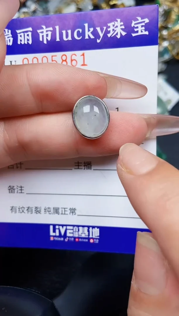 翡翠银S925镶嵌颈饰5861