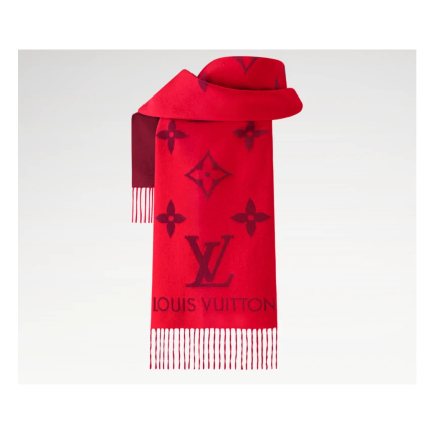 未使用 LouisVuitton/路易威登 【念念】LOGO羊绒围巾