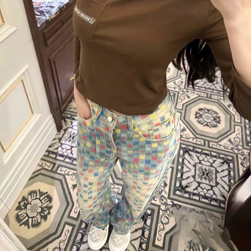 99新 WE11 DONE LV牛仔裤