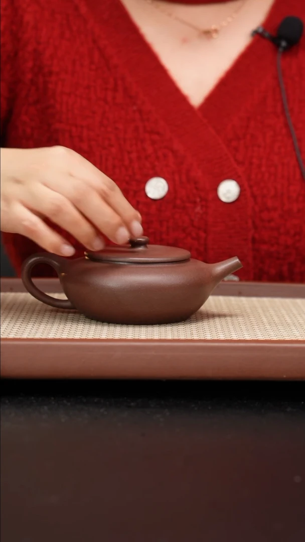 【闪购商品】紫砂茶壶全手工底曹清扁晨240