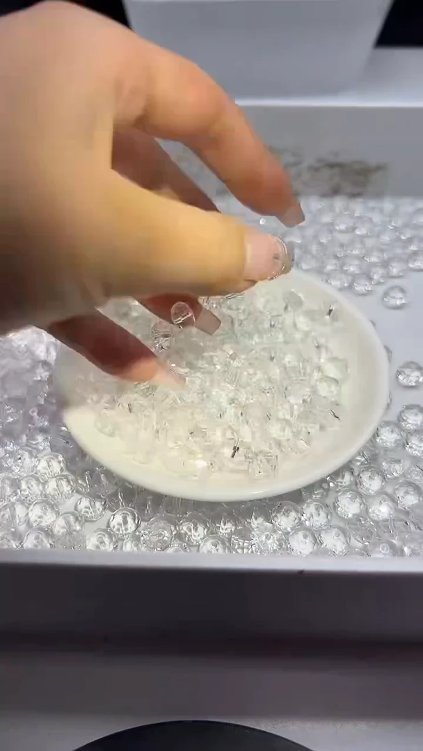 颈饰未镶嵌水晶W3068白水车轮切面算盘10*6MM*10颗