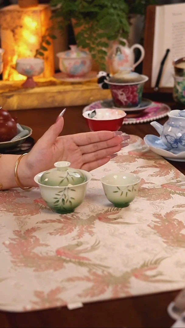 盖碗+茶杯 哈哈哈哈