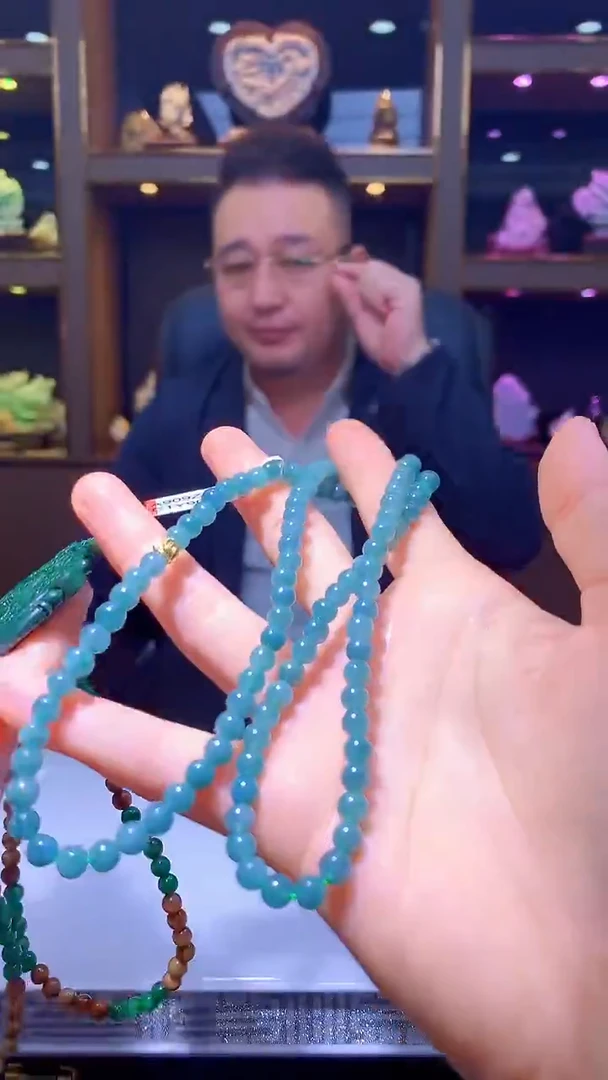未镶嵌定制翡翠8002hm-毛货挂件(赠珠链)26