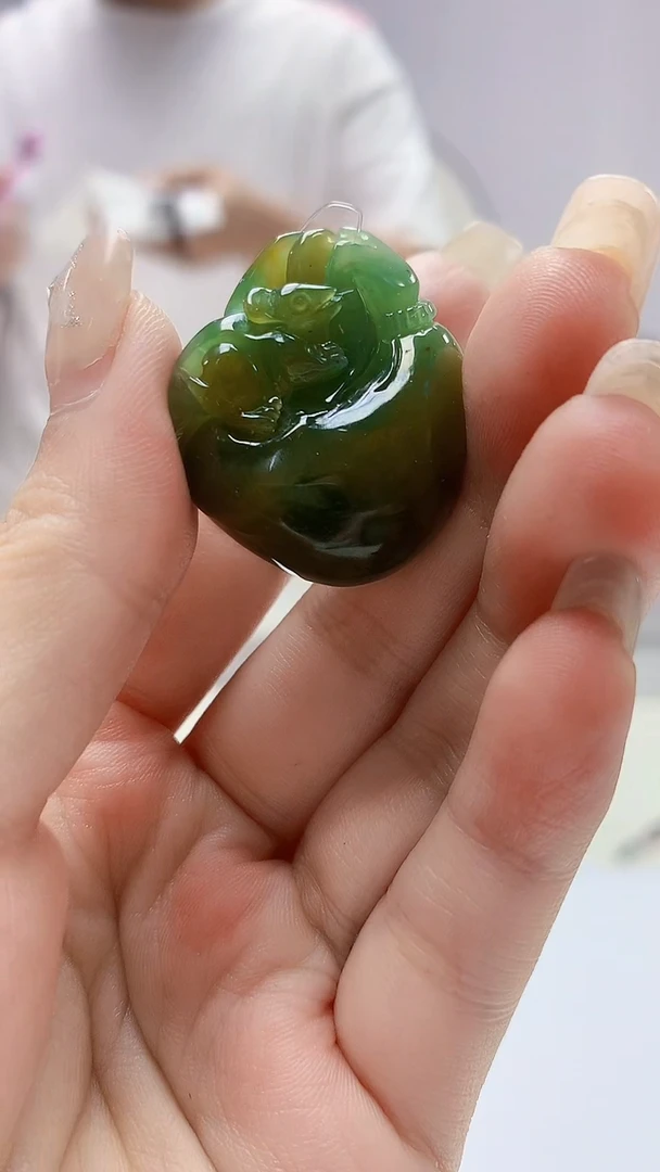 定制翡翠未镶嵌4688ms-毛货鼠来宝170