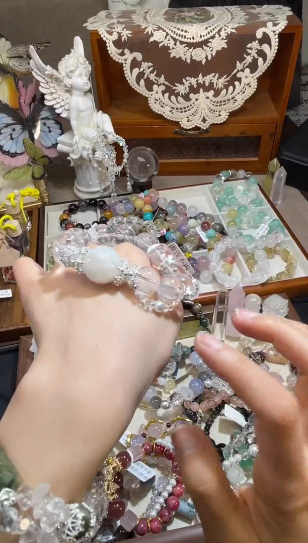 水晶手链未镶嵌439多样性发货