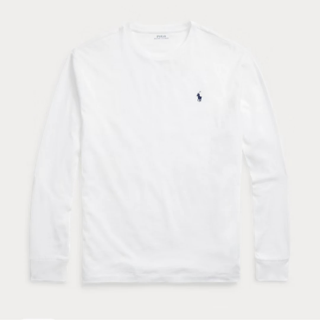 POLO RALPH LAUREN拉夫劳伦男士长袖T恤（奥莱款）休闲圆领上衣