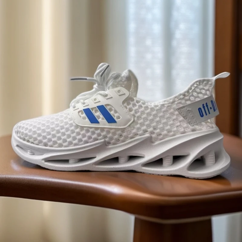 2025夏季新网面透气百搭舒适轻便低帮系带韩版运动风休闲男鞋A94