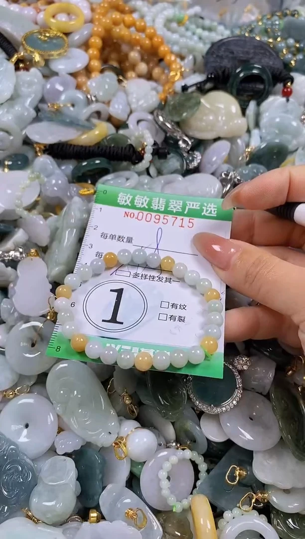 【闪购商品】翡翠颈饰未镶嵌闪购商品0095715多样性发其一