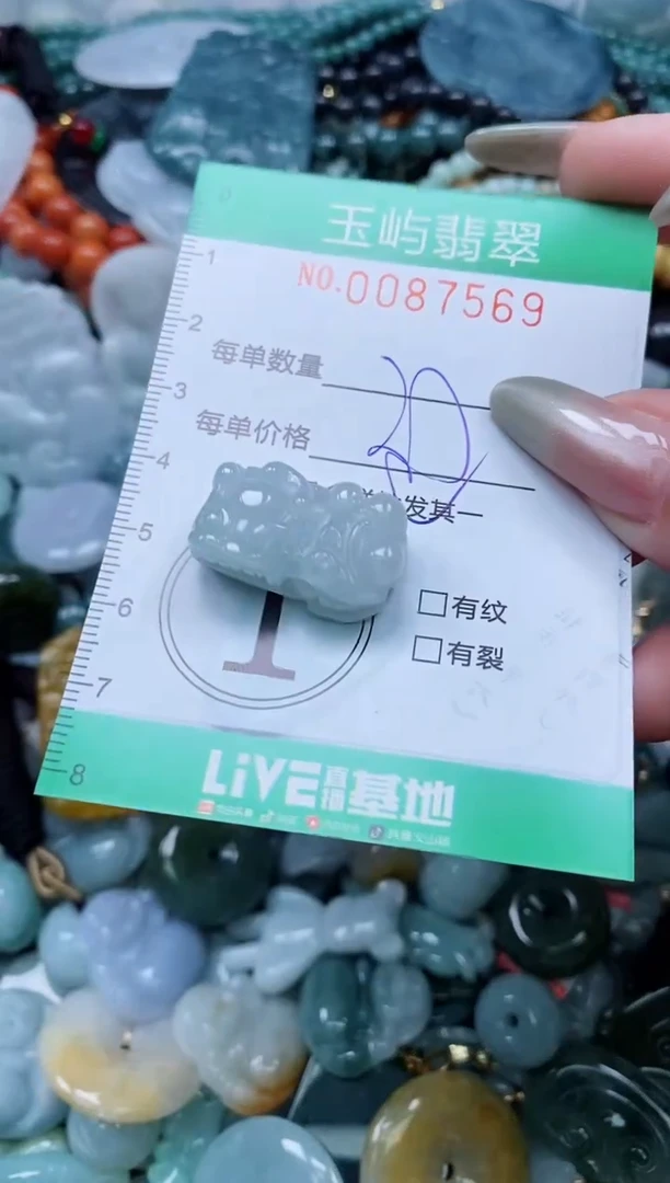 【闪购商品】翡翠颈饰未镶嵌闪购0087569多样性发其一