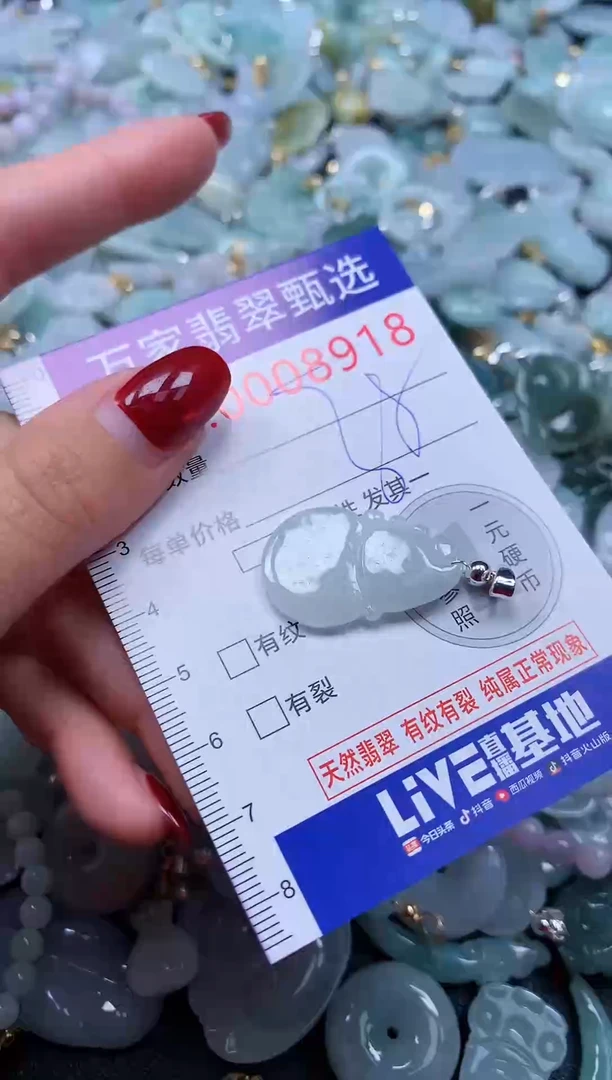 颈饰未镶嵌翡翠8918