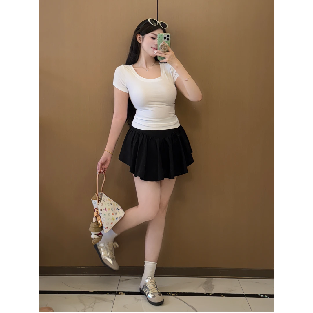 白77【芭蕾少女2.0】 大码女装蛋糕裙半身裙蓬蓬裙高腰A字短裙12270