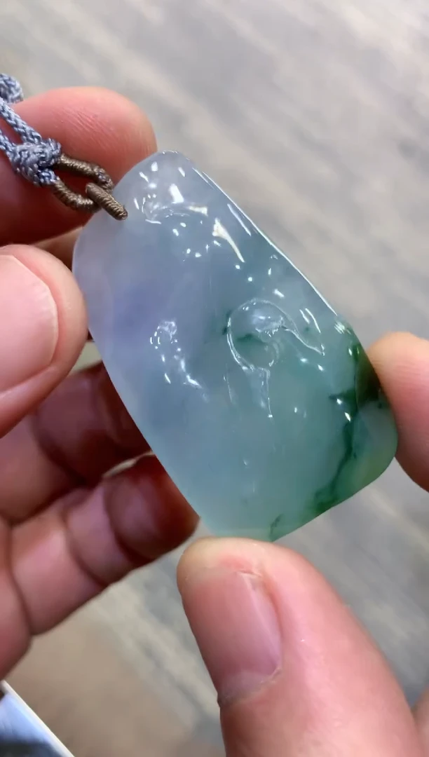 颈饰未镶嵌翡翠天然A货翡翠