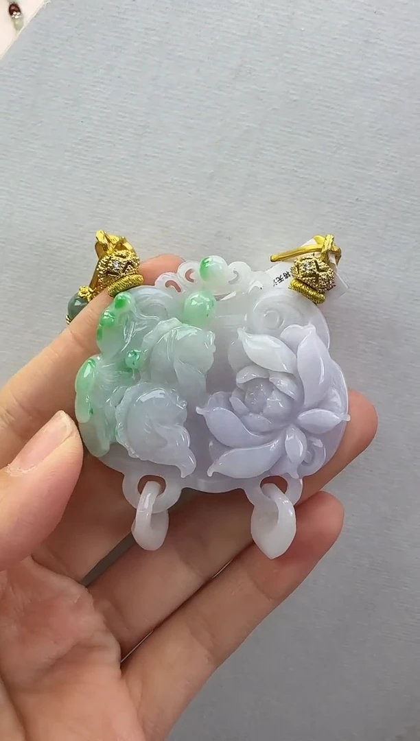 颈饰未镶嵌翡翠国风翡翠