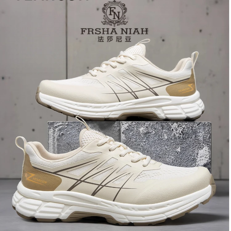 法莎尼亚男士软底跑步鞋2025新款秋款透气休闲百搭男士专业跑步鞋