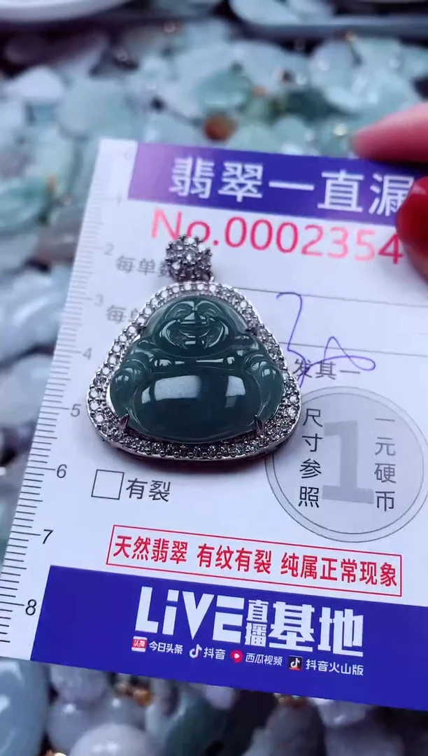 吊坠(不含链)未镶嵌翡翠2354