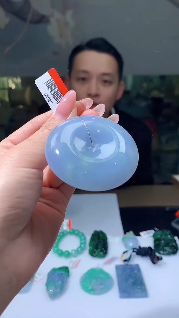 【闪购商品】定制翡翠未镶嵌5143jj-毛货挂件