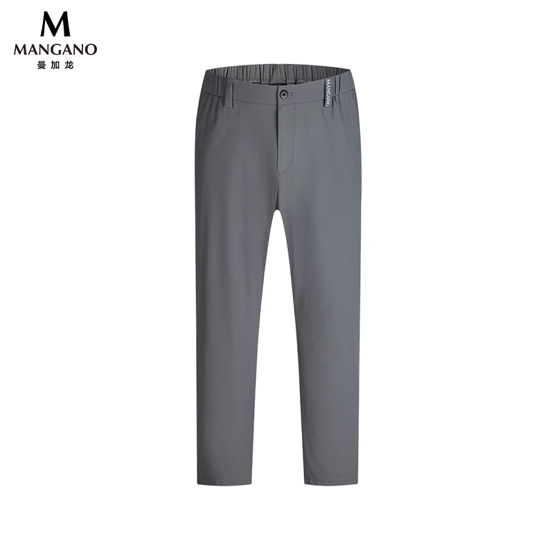 曼加龙25春夏轻奢舒适易打理男士休闲裤轻奢痞帅男装2217