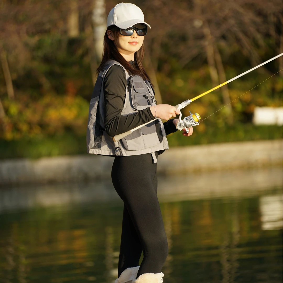 多口袋马甲男女春秋户外战术马甲户外摄影导游钓鱼工装上衣马夹