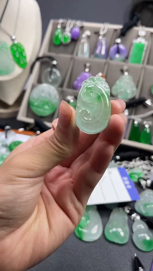 颈饰未镶嵌翡翠  所见即所得 一图一物