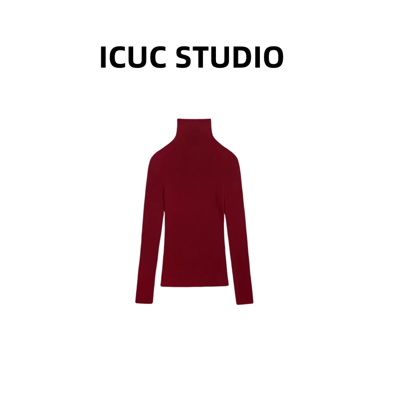 ICUC定制-【基础款高领内搭针织打底】秋冬新款百搭打底828