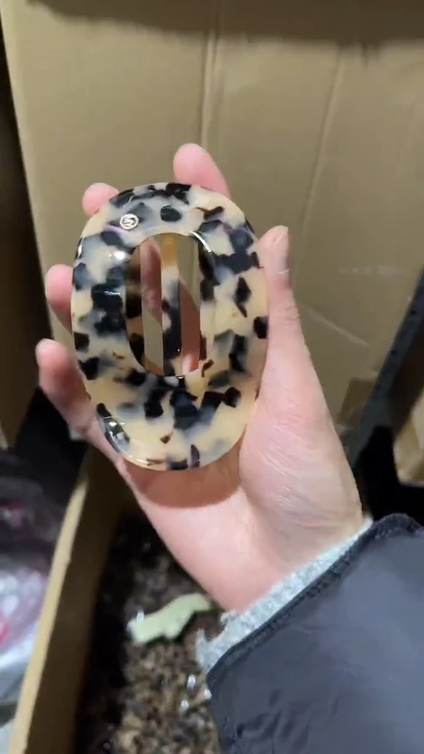 非金属醋酸浅豹纹鲍鱼夹