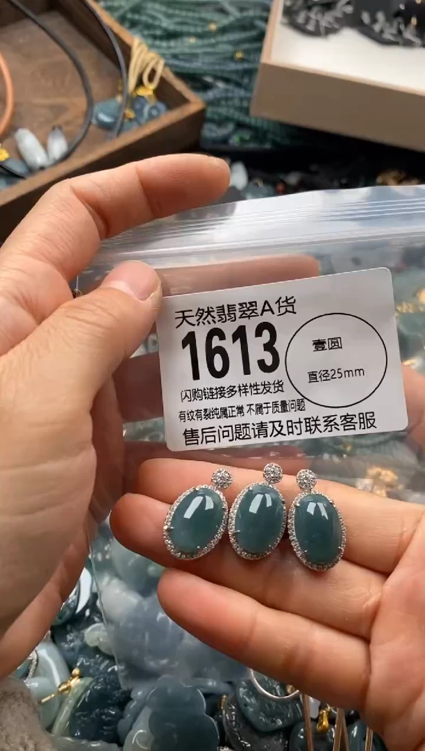 【闪购商品】翡翠颈饰未镶嵌多样性发其一1613