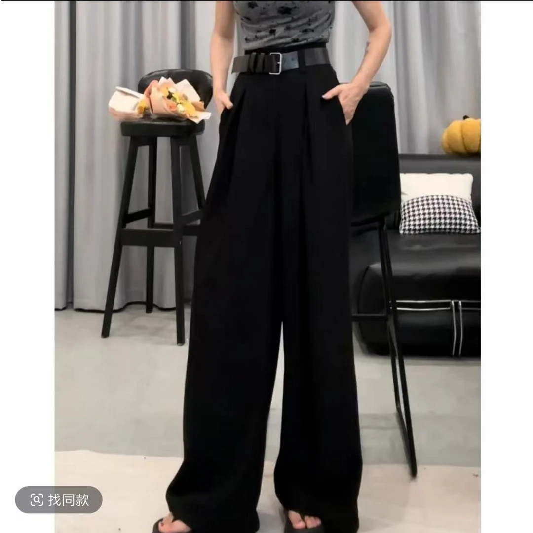 【小小专属】高个子加长西装裤春秋2025新款高腰显瘦宽松垂感百搭
