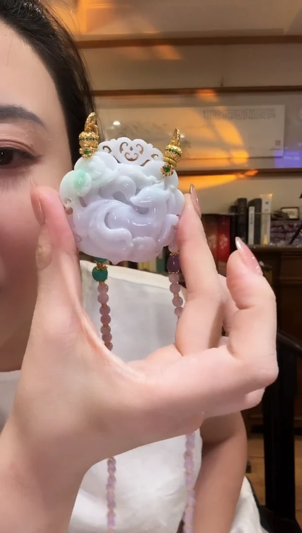 颈饰未镶嵌翡翠国风