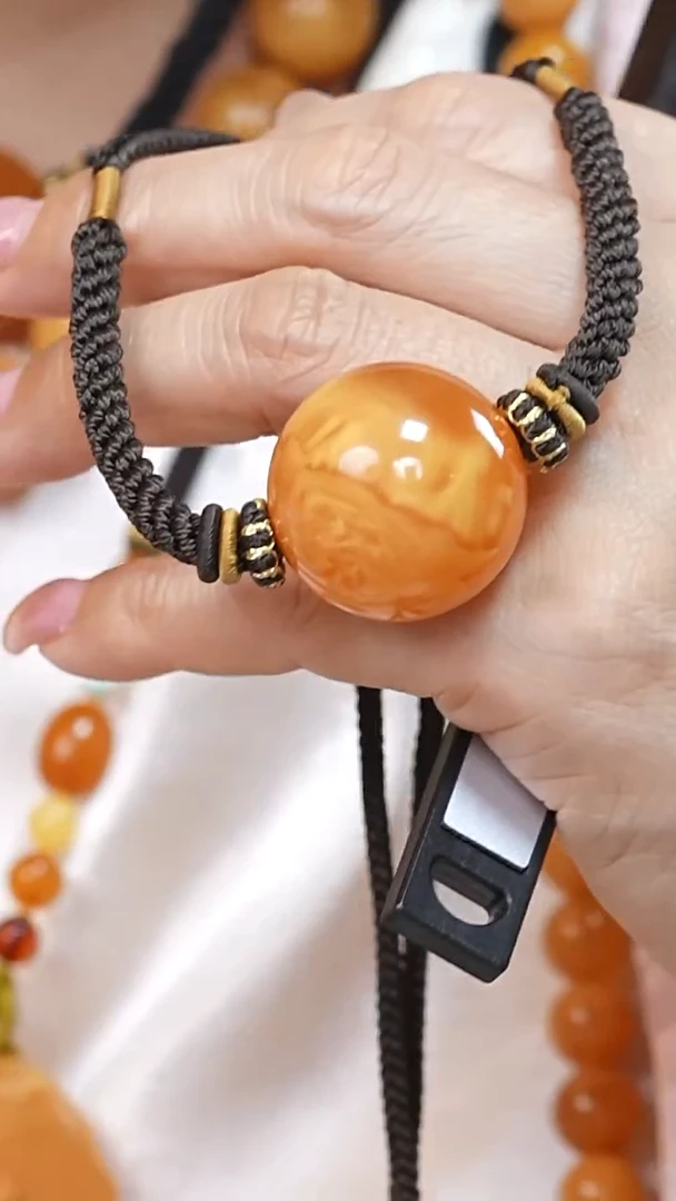 蜜蜡颈饰未镶嵌6647天然蜜蜡珠宝奇石云端妖孽全部保真