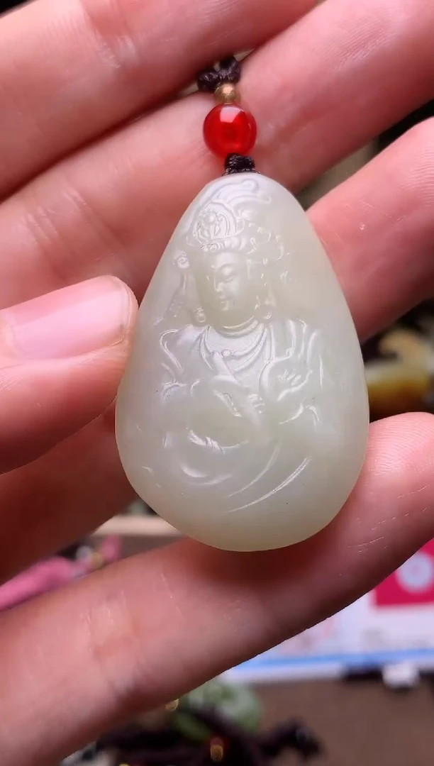 颈饰未镶嵌和田玉新疆料青海料清水和田玉吊坠