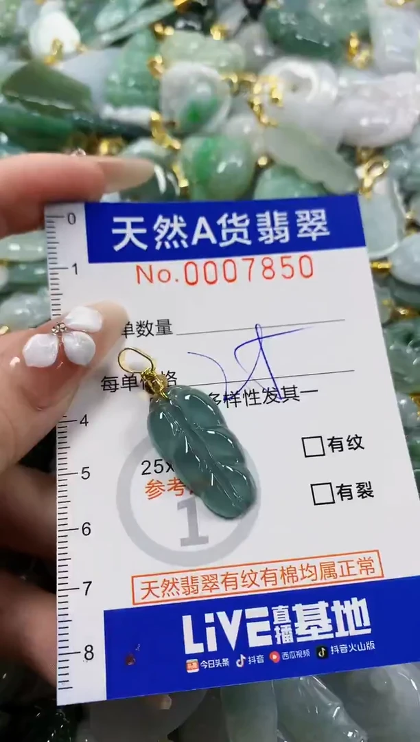 颈饰未镶嵌翡翠天然A货翡翠