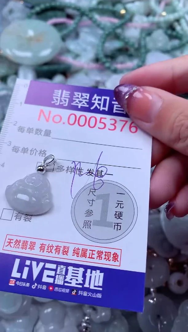 翡翠未镶嵌吊坠(不含链)5376